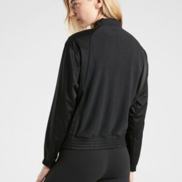 Athleta zion microfleece bomber jacket size small - Picture 2 of 9